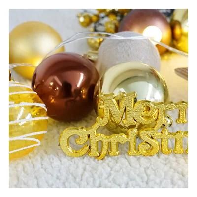 Custom Box Shatterproof Custom Organizer Crystal Xmas Christmas Bauble Ball for Decorations