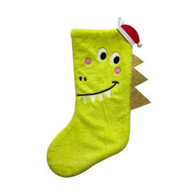Gift Stocking Hanging Outdoor Large Dinosaur Christmas Decorations in Bulk