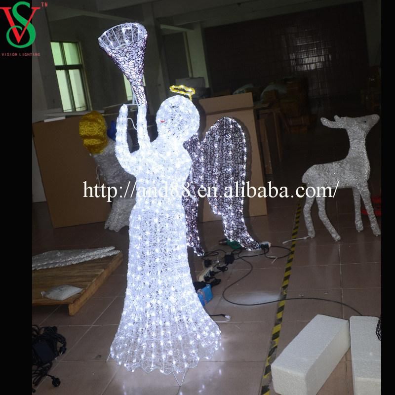 Christmas Decoration Lights with LED Angel