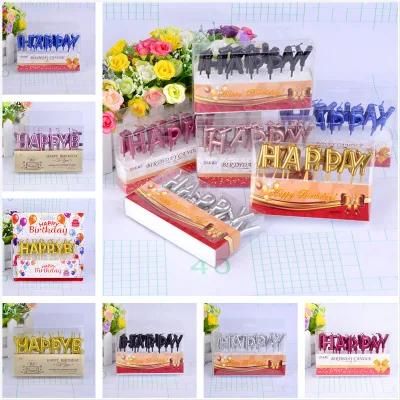 Hot Selling Amazon Happy Birthday Party Gift Letter Candle