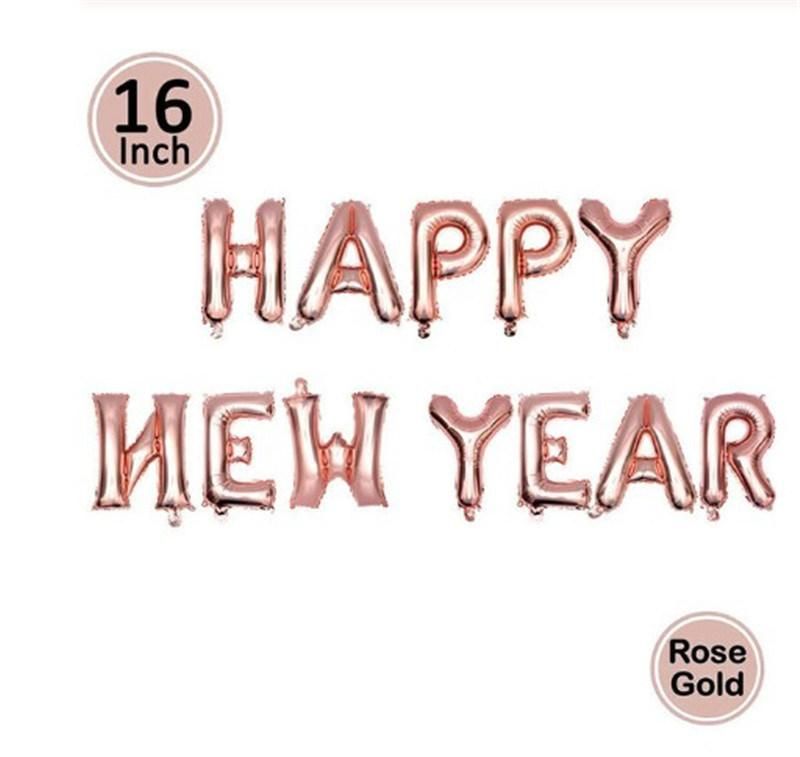 2022 Home Ornaments Decorations Party Supplies Happy New Year Balloons