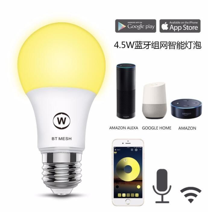 Smart RGBW LED Bulb Multicolored WiFi APP Controlled Decoration Light