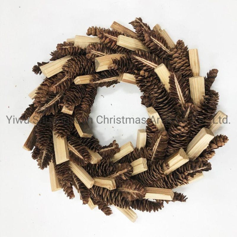 Christmas New Design Wreath for Holiday Wedding Party Decoration Supplies Hook Ornament Craft Gifts