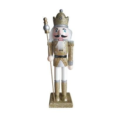 High-Quality 30cm Christmas Decoration Supplies Shining Myth Soldier Nutcracker