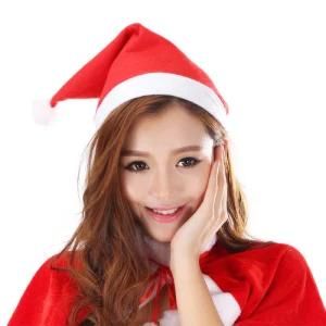 Adult Kids Santa Clasuse Hats Red Lighting Christmas Cap for Christmas Day Costume Cosplay Party