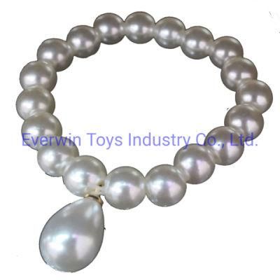 Plastic Toy Party Gift Jewelry Pearl Bracelet 8mm