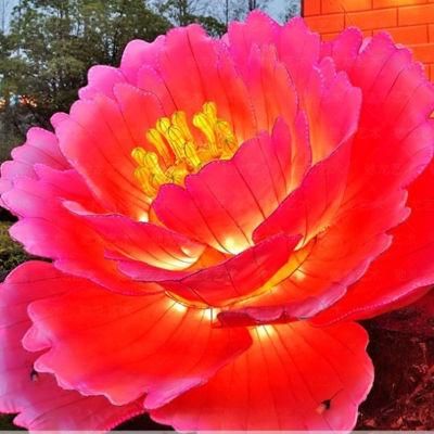 Custom Large Size Flower Lanterns for MID Autumn Festival Decorations