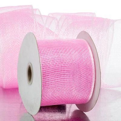 Ronmatic Crystal 4&prime;&prime; Deco Mesh Ribbons for Wedding Wreath Wrapping