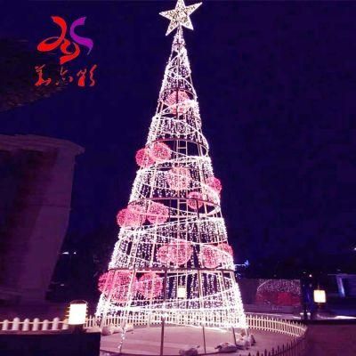 Factory Price Outdoor LED Christmas Lighting Giant Christmas Tree