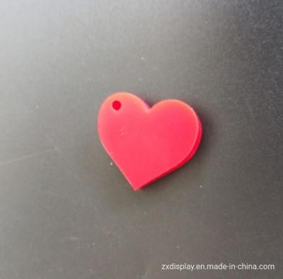 Custom Heart Shape Acrylic Pieces for Wedding Party Decoration