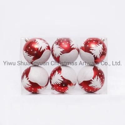 New Design Christmas Ball for Holiday Wedding Party Decoration Supplies Hook Ornament Craft Gifts