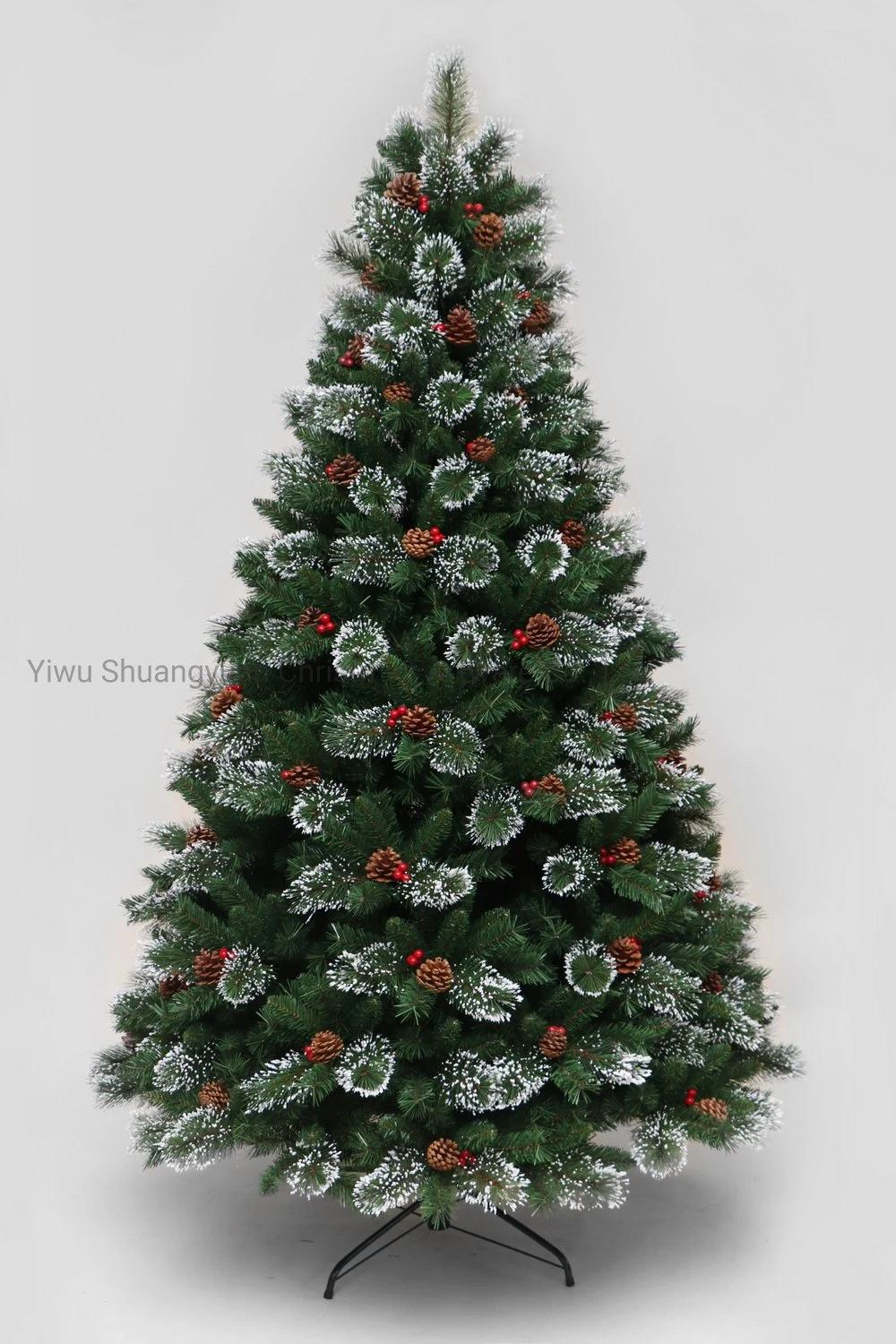 6FT Green PVC+PE Mixed Christmas Tree