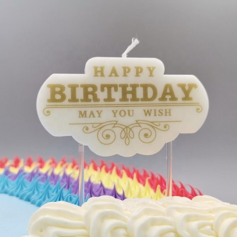 Candles Factory Classical Happy Birthday Cake Decoration Candles