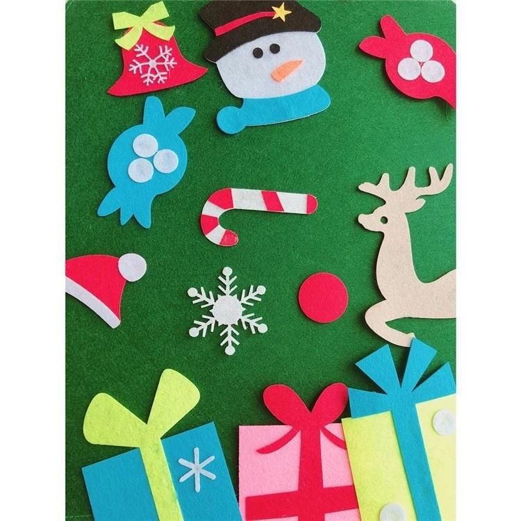 Christmas Popular Wall Hanging Felt Non-Woven Decorations Indoor for Outdoor Use