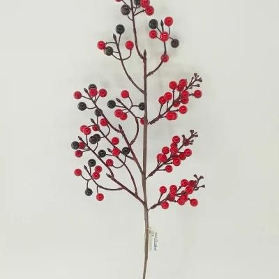 Decoration Christmas Red Artificial Berries