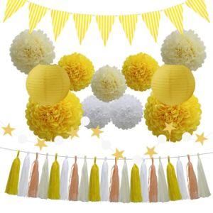 Umiss Paper Party Decoration Supplies Set for Birthday Bridal Baby Shower Wedding Graduation