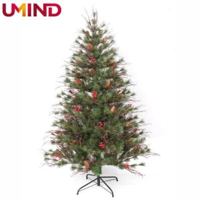 Yh2013 Christmas Decoration Supplier Artificial Outdoor Indoor Lighted 210cm Large Christmas Trees