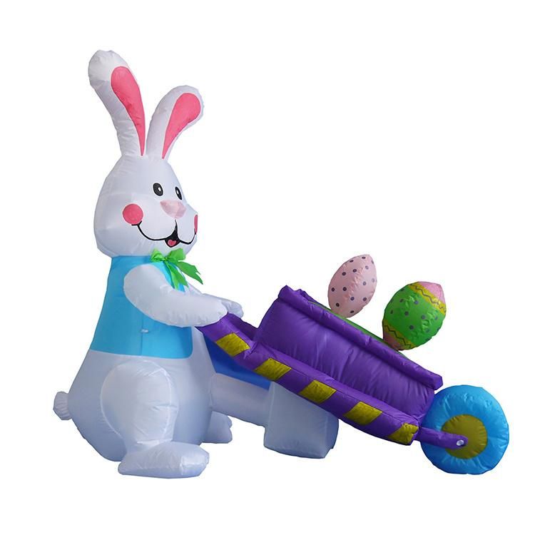 Decorative Inflatable White Rabbit Easter Inflatable Bunny for Sale