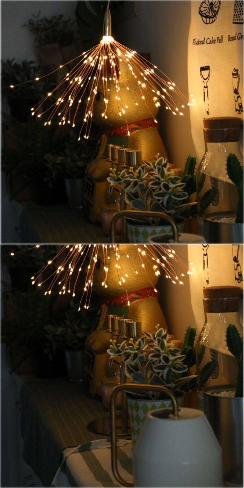LED String Lights Fairy String Lights Fireworks Explosion Lamp