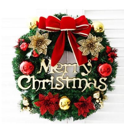 45cm Dia Christmas Wreath with LED Lighting and Ornaments Decorations