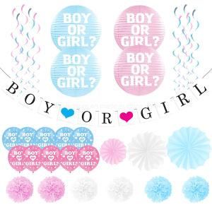 Umiss Paper Gender Reveal Party Baby Shower Decorations for Factory OEM