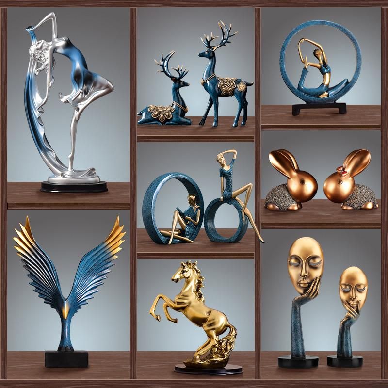 Hot Selling Luxury Nordic Home Decoration Dancing Girl Craft Ornaments