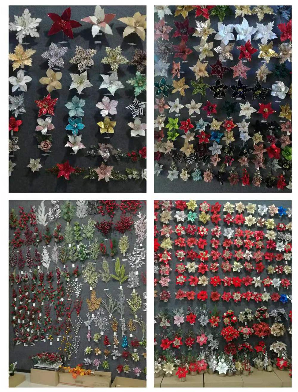 Christmas Wedding Decoration Fabric Fake Galsang Flower