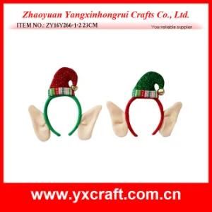 Christmas Decoration (ZY16Y266-1-2 23CM) Cute Christmas Dog Headband Christmas Ornament Set