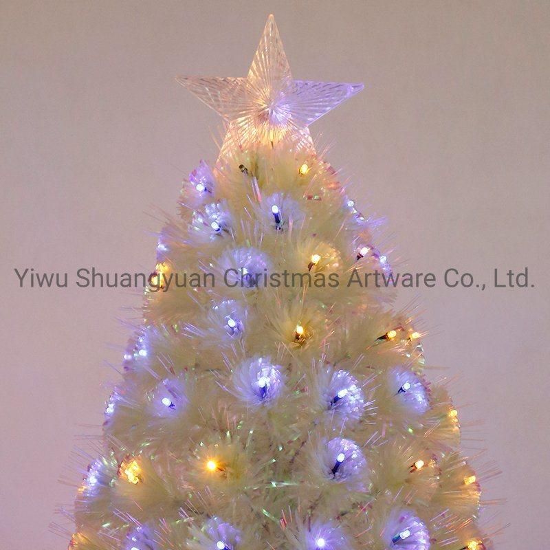 New Design High Quality 60cm Christmas Fiber Tree for Holiday Wedding Party Decoration Supplies Hook Ornament Craft Gifts