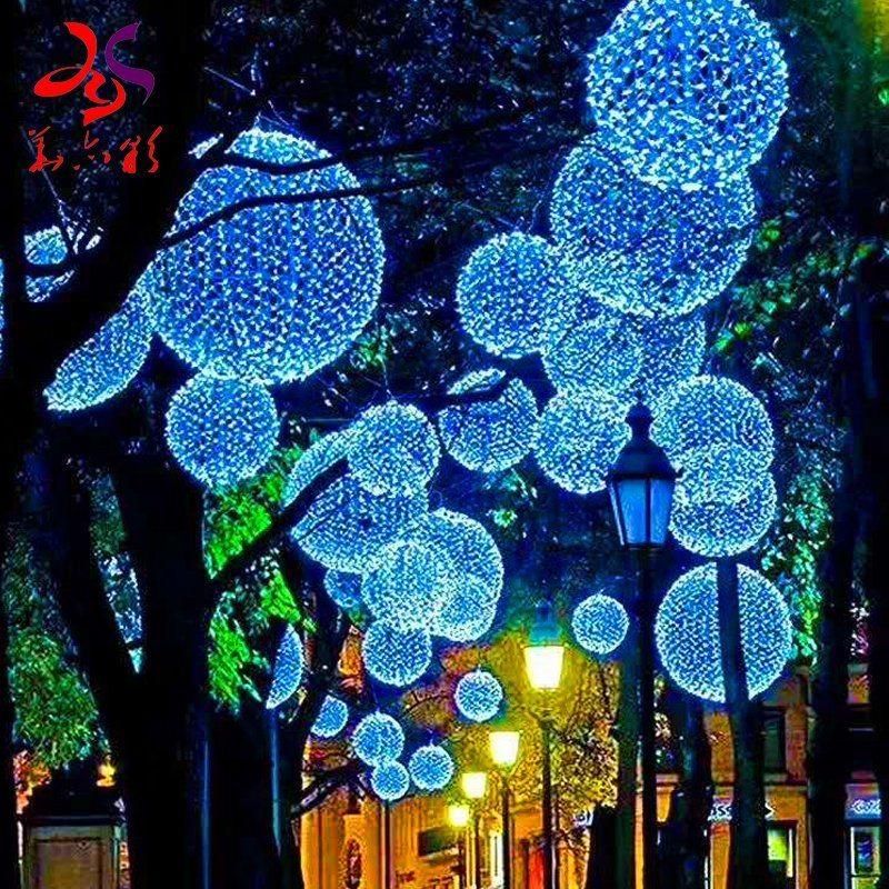 Small LED Christmas Ball Motif Lights