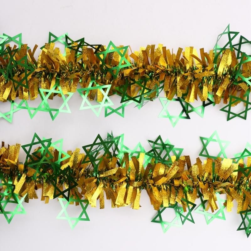 New Design Pet Material Tinsel Garland Christmas Home Decoration