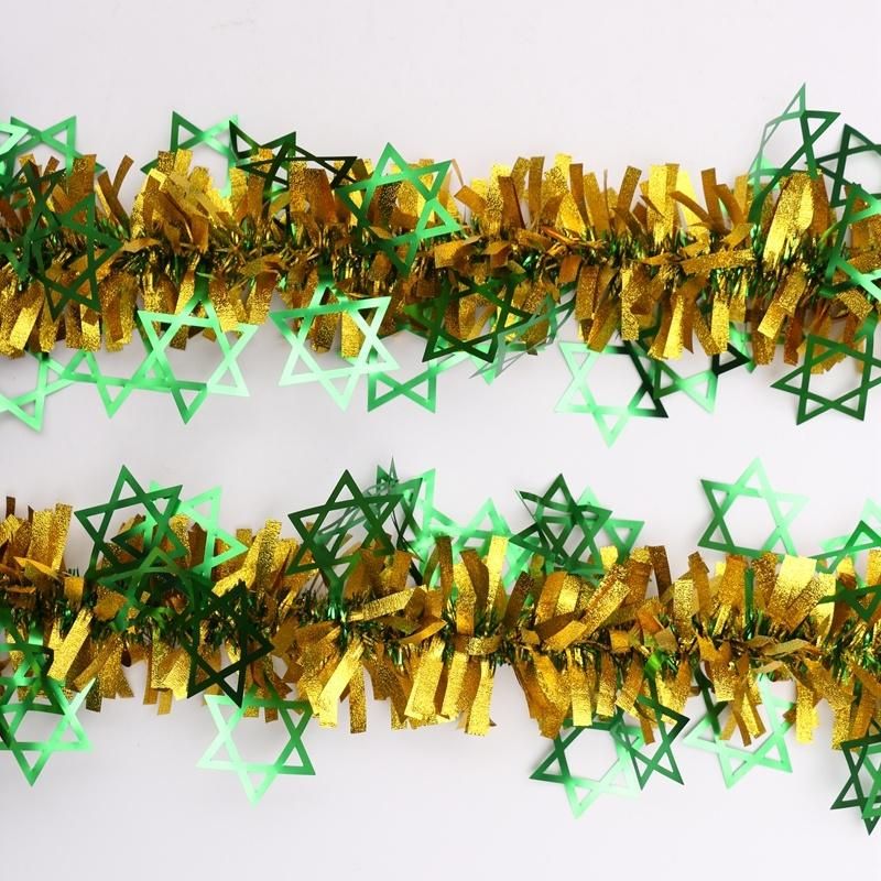 New Design Pet Material Tinsel Garland Christmas Home Decoration