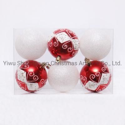 New Design Christmas Ball for Holiday Wedding Party Decoration Supplies Hook Ornament Craft Gifts