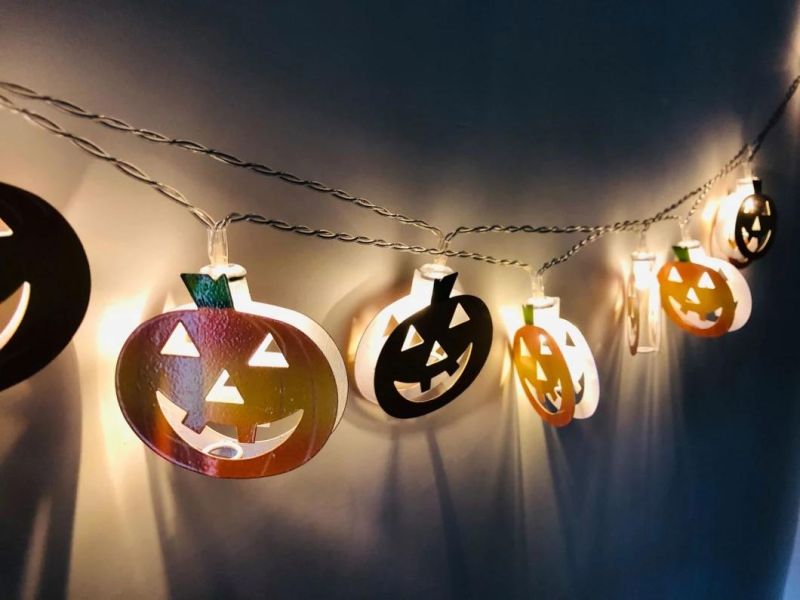 Battery Pumpkin Shaped 1.65 M LED String Lights Halloween Holiday Light