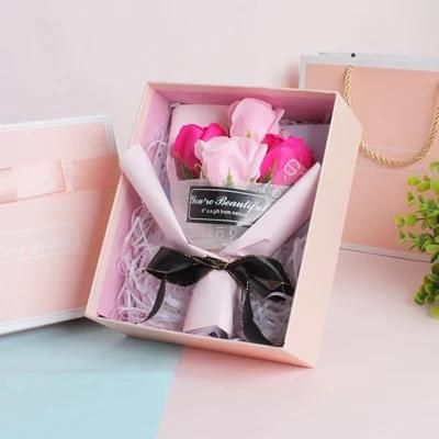 Artificial Rose Flower Soap Flower Bouquet for Valentine&prime;s Day, Mother&prime;s Day, Christmas, Anniversary, Wedding