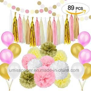Umiss Paper Wedding Decoration Party Supply with Paper Flowers Paper Garlands