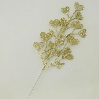 Artificial Christmas Branch Decoration with Flower Leaf