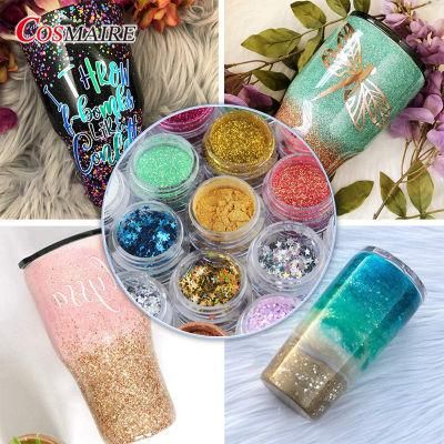 Chunky Sequins Sparkle Glitter for Tumblers Resin Crafts Festival Decoration