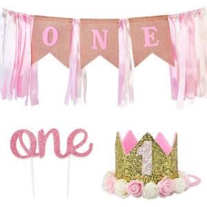 Fish Tail Banner Pink Girl Theme Birthday Party Crownparty Decoration Props