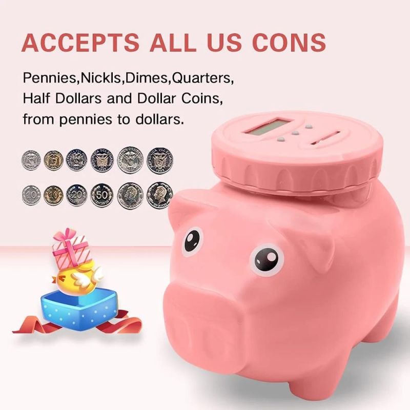 Large Capacity Digital Piggy Bank for Christmas Gift
