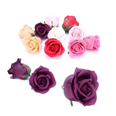 New Trend 2021 Soap Flower Rose 6 Cm House Decoration Flowers for Bedroom