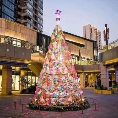 Shopping Mall Decorations Lighting Diamond Christmas Tree with Custom Design