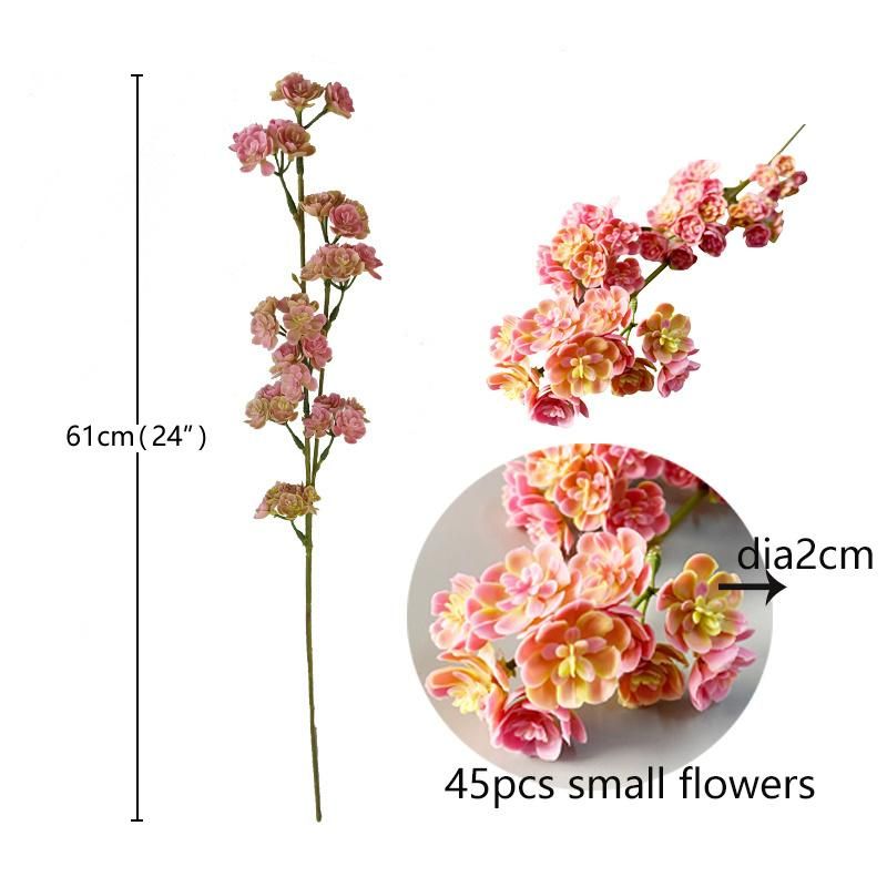 2022 Hot Sale High Quality Artificial Flowers Real Touch Meat Artificial Flower Vases Flowers Home Decor