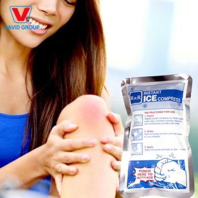 Disposable Medical Ready-to-Use Quick-Cooling Ice Packs for Ice Compresse