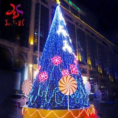 PVC Artificial Giant 10 Meters Christmas Tree for Hotel Decoration