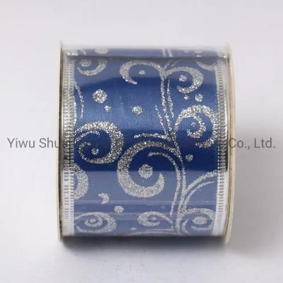 Christmas Ribbon Decor for Holiday Wedding Party Decoration Supplies Hook Ornament Craft Gifts