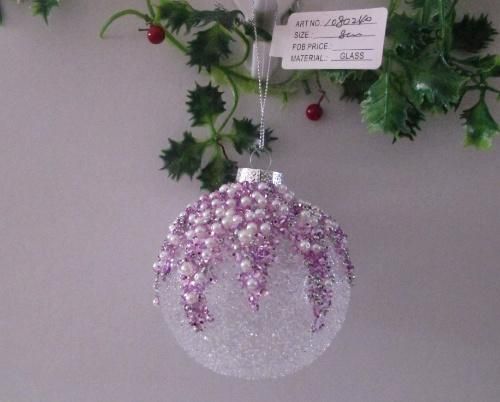 Green Color Glass Ball for Xmas Tree Decoration