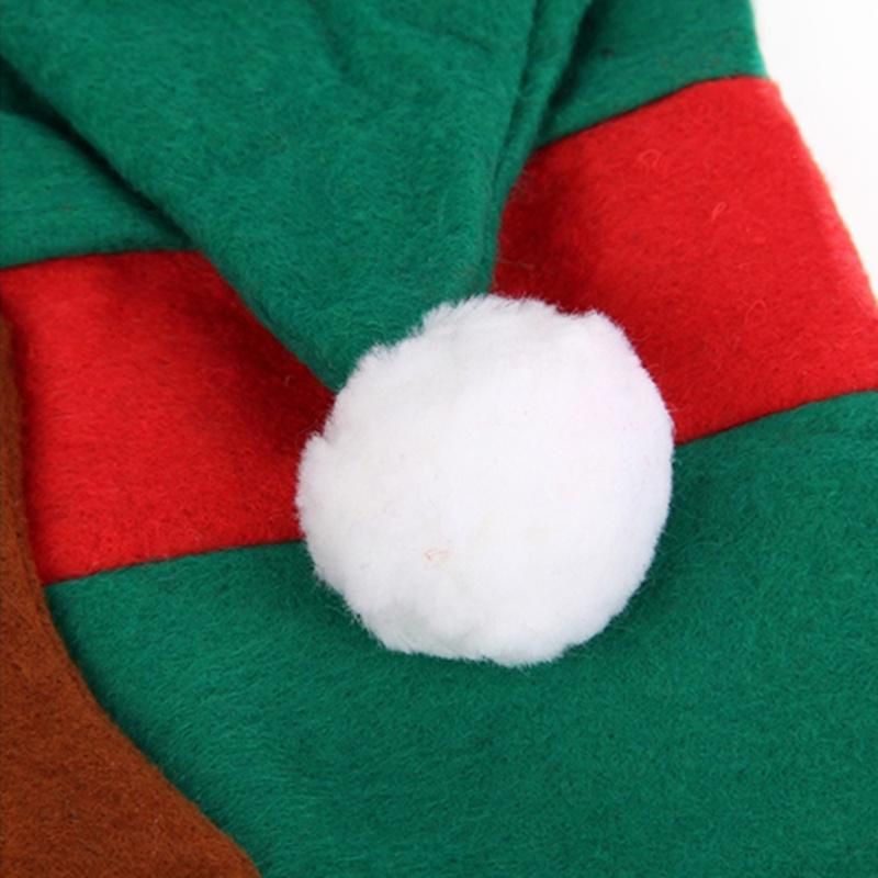 Christmas Elf Hat with Ears Accessory Xmas Elves Adult Hat