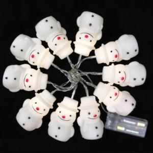 Christmas Light Decorate Snowman Battery Lights