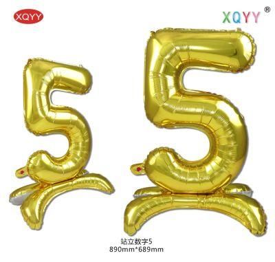 Mylar Number 32 Inch Party Decoration Foil Number Balloon